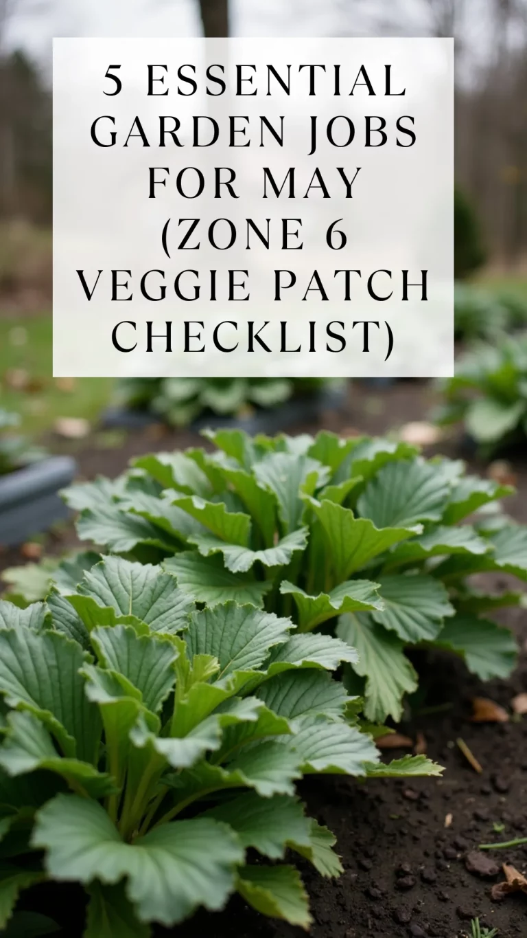 5 Essential Garden Jobs for May (Zone 6 Veggie Patch Checklist)