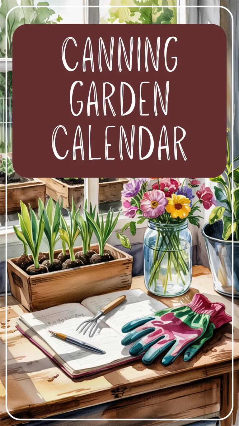 Want to grow a canning garden without the guesswork? This beginner-friendly calendar breaks down what to do each month—plus includes a free printable to keep you on track all year long.