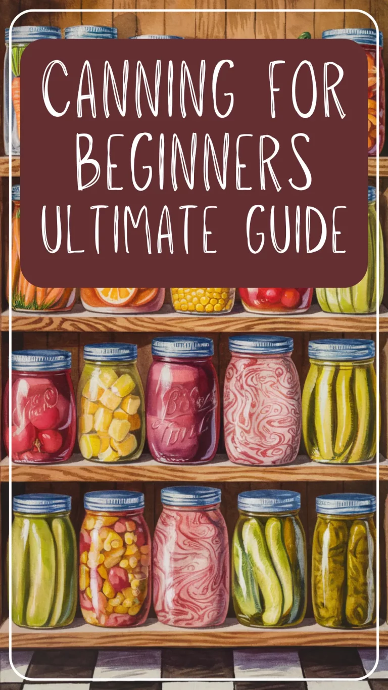 New to canning? This beginner’s guide breaks it all down—tools, tips, safety, and the difference between water bath and pressure canning. 🫙 Perfect for first-time home canners! #CanningForBeginners #HomeCanning #PreserveTheSeason #FoodStorage #PantryPrep