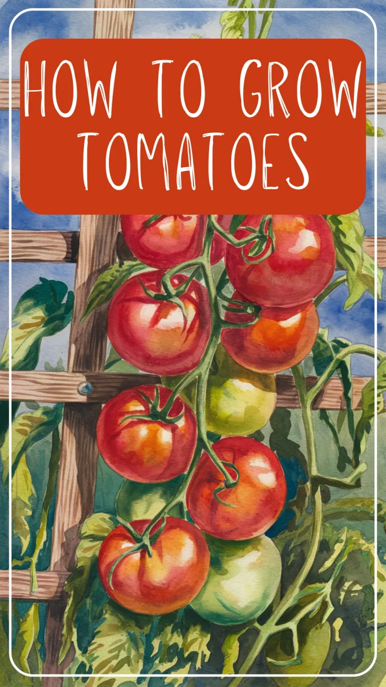 Dreaming of homegrown tomato sauce? 🍅 Learn how to grow tomatoes for your self-sufficient canning garden—whether you're planting in containers, raised beds, or from seed!