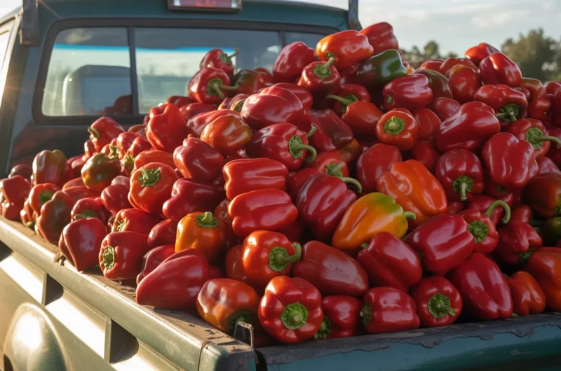 A truckload of peppers - 16 ways to preserve or eat them