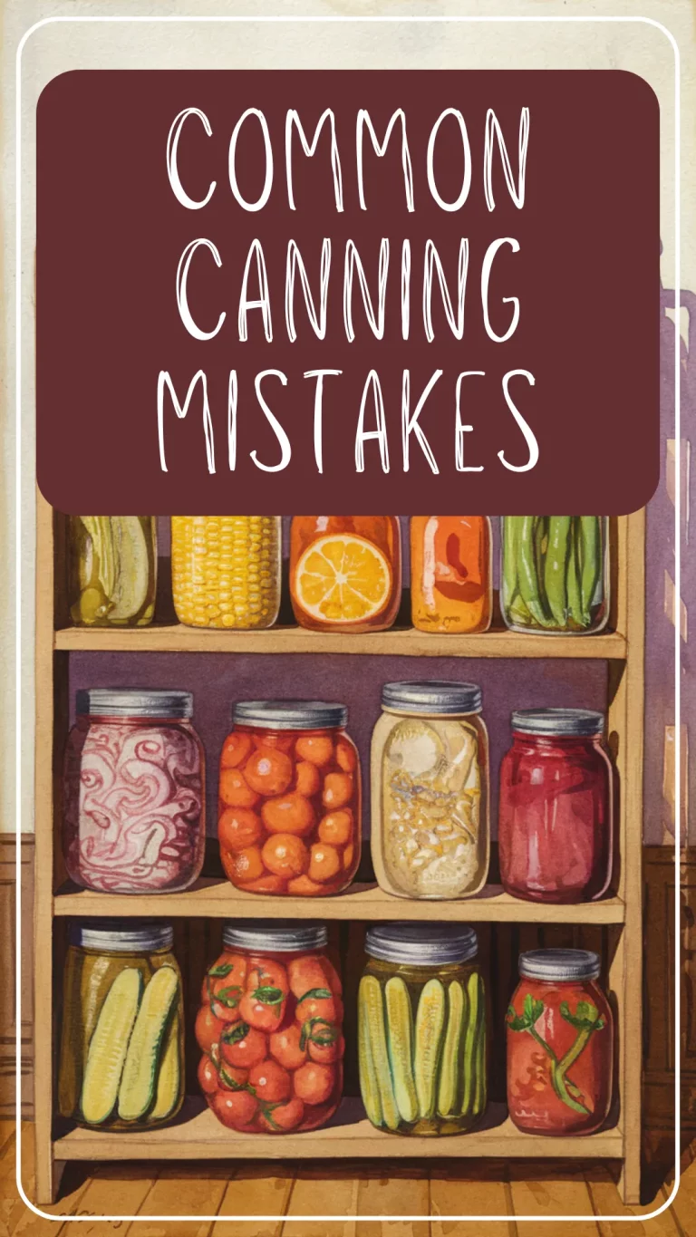 Not sure why your jars didn’t seal or your salsa leaked? This beginner-friendly canning guide covers the most common mistakes, how to fix them, and what to do if something goes wrong. 🫙 #CanningForBeginners #CanningTips #HomeCanningHelp #FoodPreservation #CanningMistakes